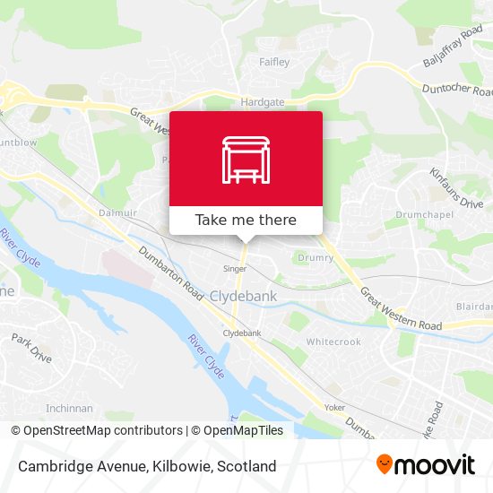 Cambridge Avenue, Kilbowie map