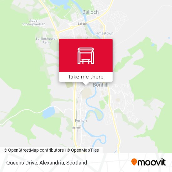 Queens Drive, Alexandria map