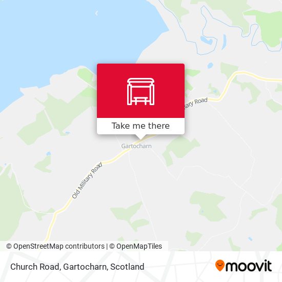Church Road, Gartocharn map