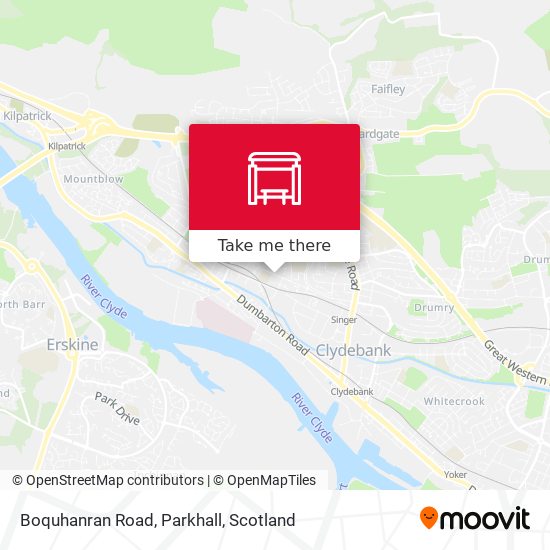 Boquhanran Road, Parkhall map
