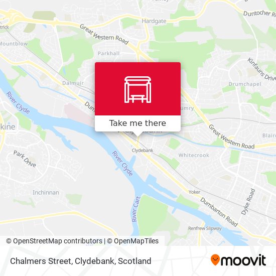 Chalmers Street, Clydebank map