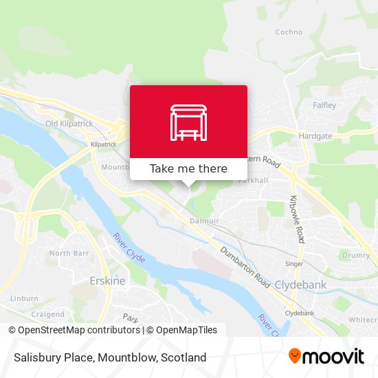 Salisbury Place, Mountblow map