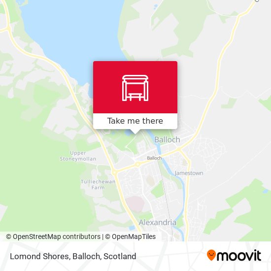 Lomond Shores, Balloch map