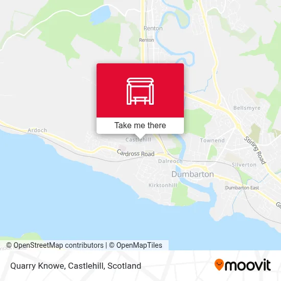 Quarry Knowe, Castlehill map