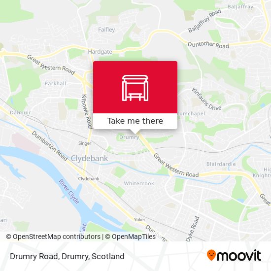 Drumry Road, Drumry map