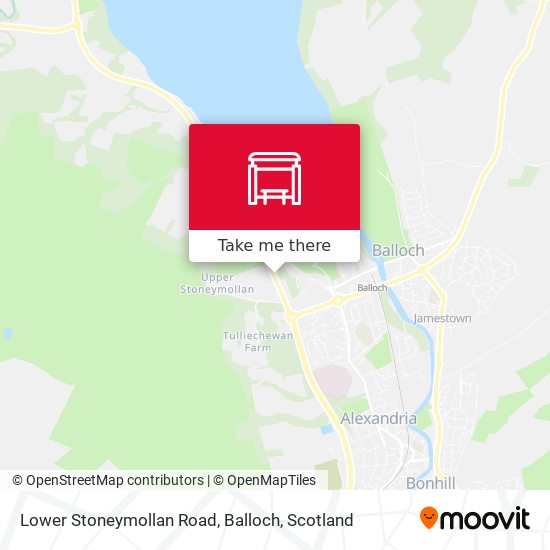 Lower Stoneymollan Road, Balloch map