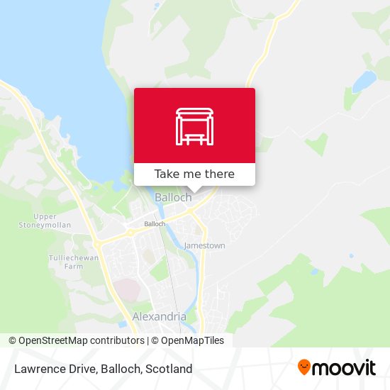 Lawrence Drive, Balloch map