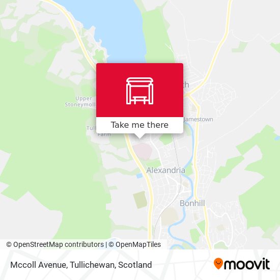 Mccoll Avenue, Tullichewan map