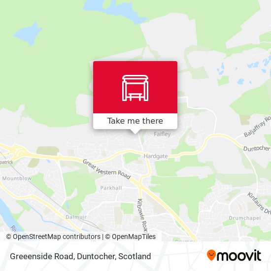 Greeenside Road, Duntocher map