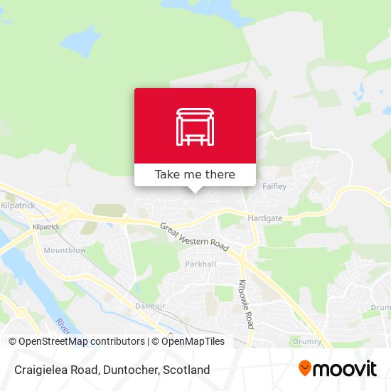 Craigielea Road, Duntocher map