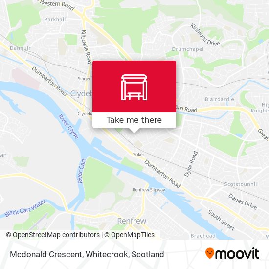 Mcdonald Crescent, Whitecrook map