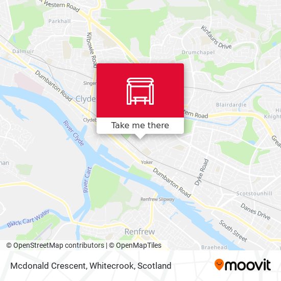 Mcdonald Crescent, Whitecrook map