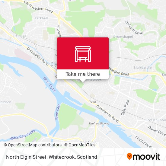 North Elgin Street, Whitecrook map