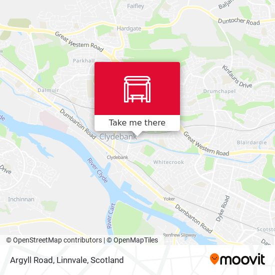 Argyll Road, Linnvale map
