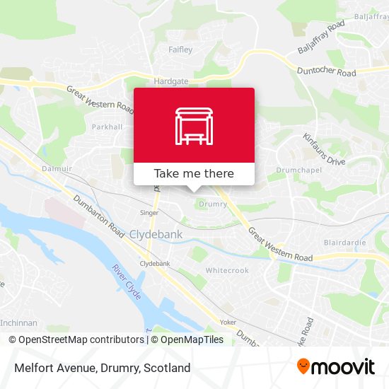 Melfort Avenue, Drumry map