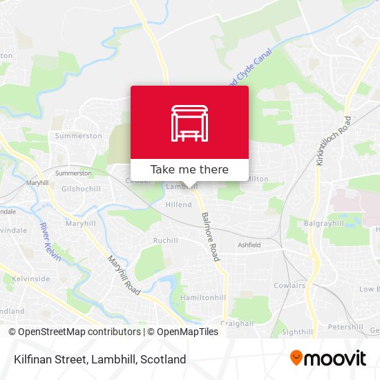 Kilfinan Street, Lambhill map