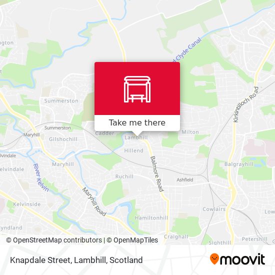 Knapdale Street, Lambhill map