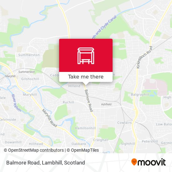 Balmore Road, Lambhill map