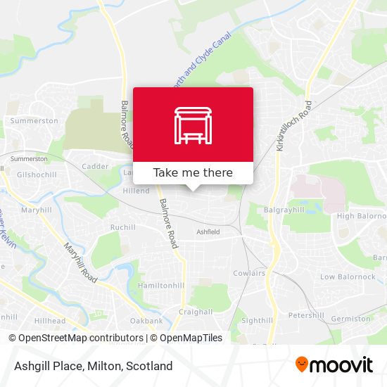 Ashgill Place, Milton map