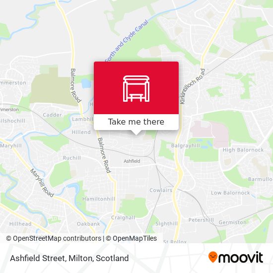 Ashfield Street, Milton map