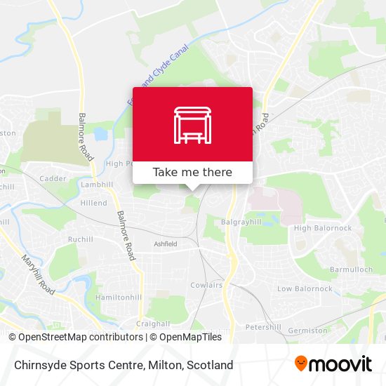 Chirnsyde Sports Centre, Milton map