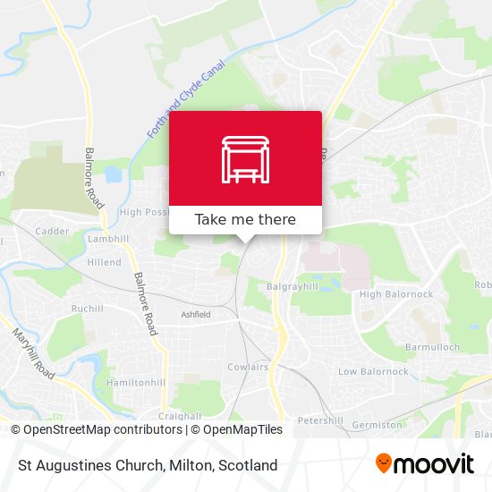 St Augustines Church, Milton map
