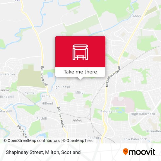 Shapinsay Street, Milton map