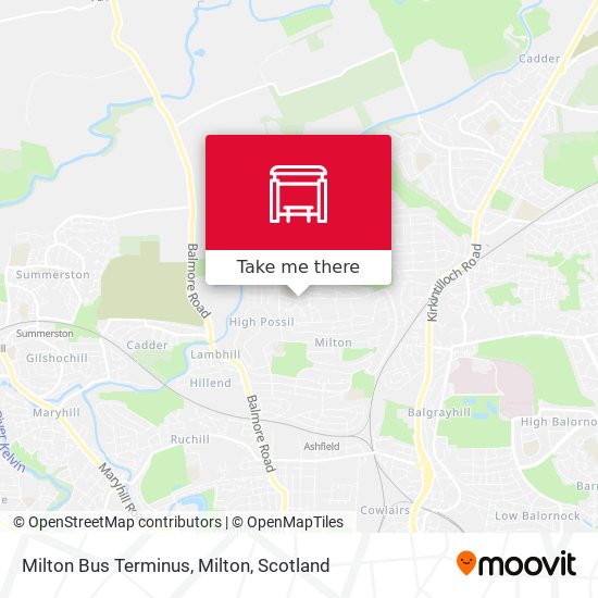 Milton Bus Terminus, Milton map