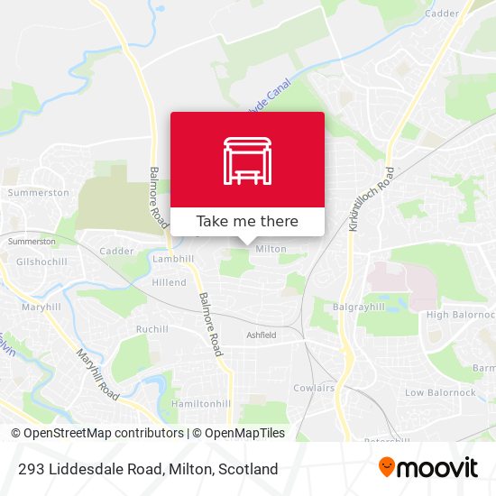 293 Liddesdale Road, Milton map
