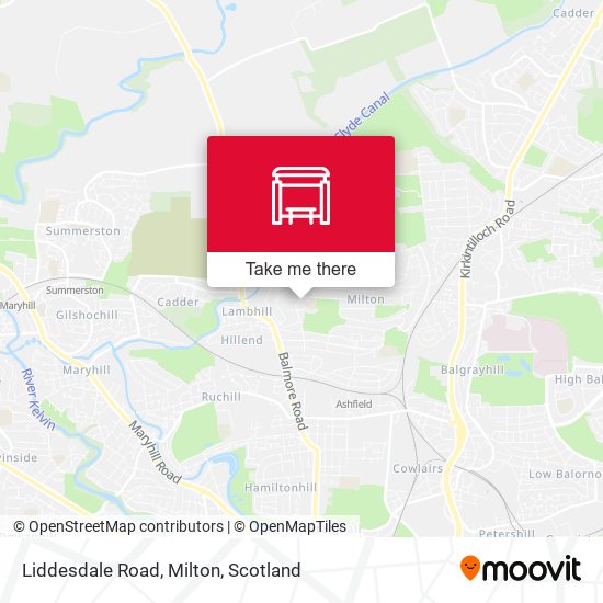 Liddesdale Road, Milton map