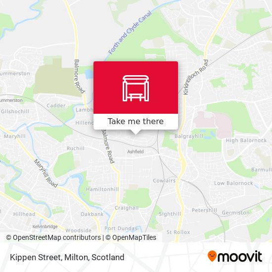 Kippen Street, Milton map
