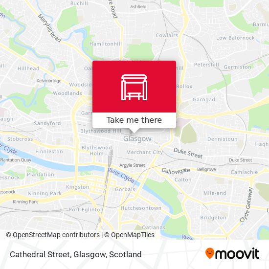 Cathedral Street, Glasgow map