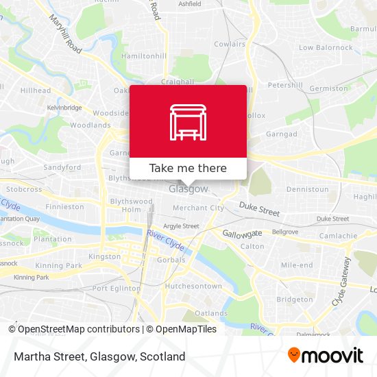 Martha Street, Glasgow map
