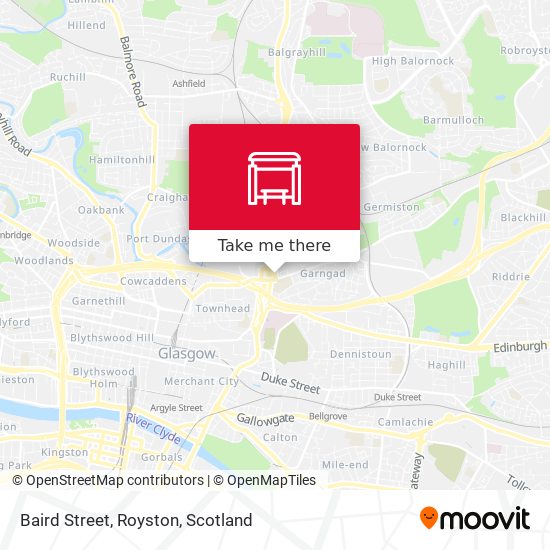 Baird Street, Royston map