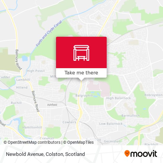 Newbold Avenue, Colston map