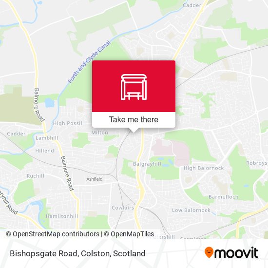 Bishopsgate Road, Colston map