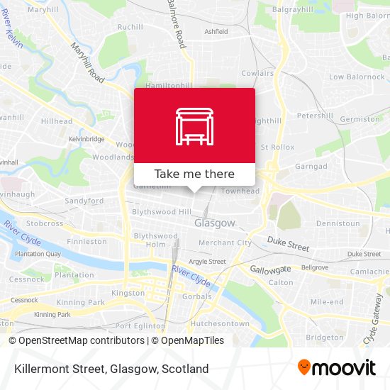 Killermont Street, Glasgow map