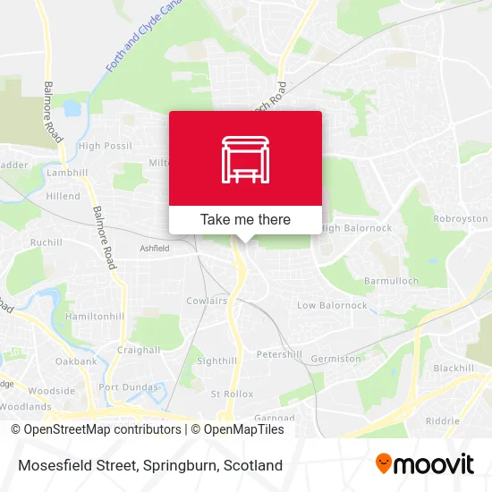 Mosesfield Street, Springburn map