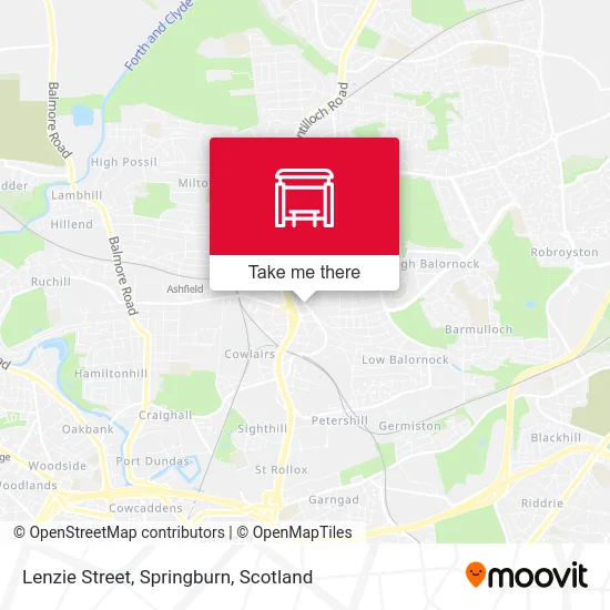 Lenzie Street, Springburn map