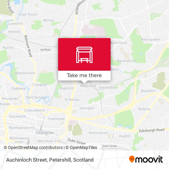 Auchinloch Street, Petershill map