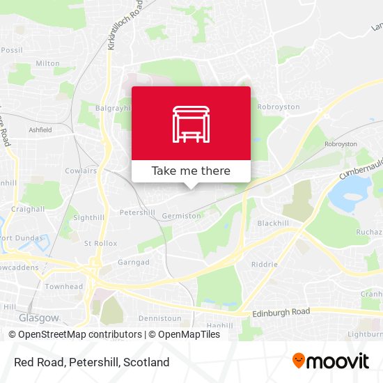 Red Road, Petershill map
