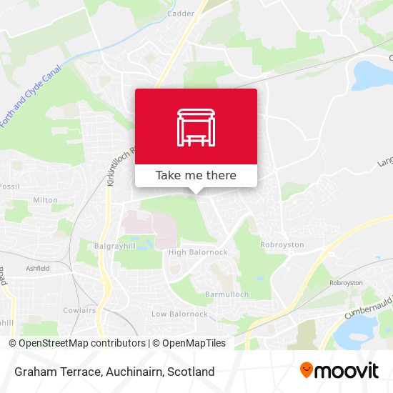 Graham Terrace, Auchinairn map