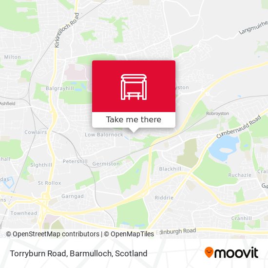 Torryburn Road, Barmulloch map
