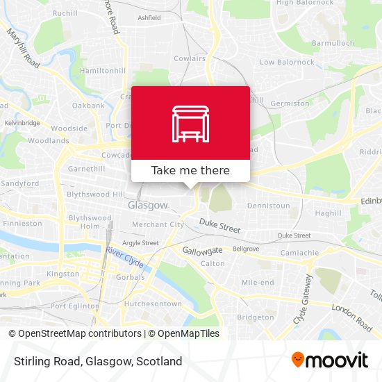 Stirling Road, Glasgow map