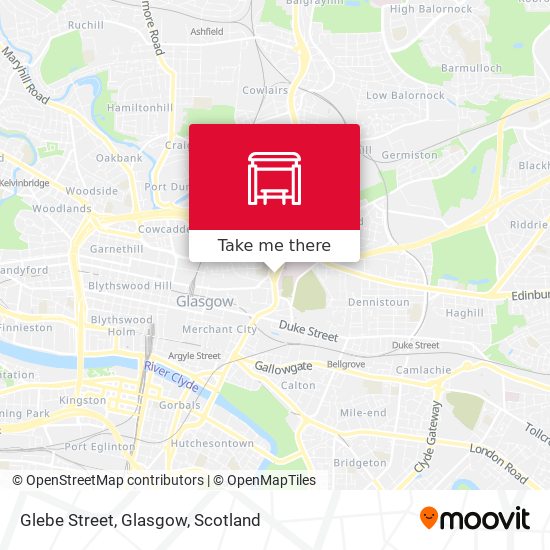 Glebe Street, Glasgow map