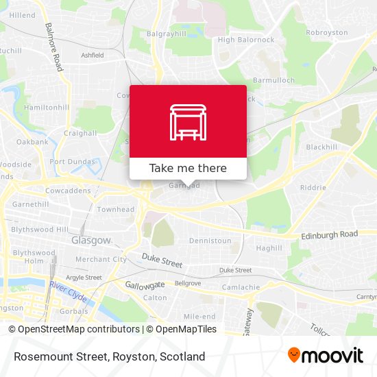 Rosemount Street, Royston map