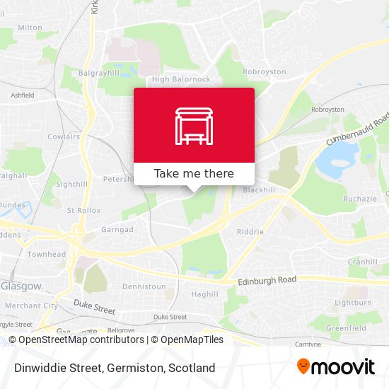 Dinwiddie Street, Germiston map