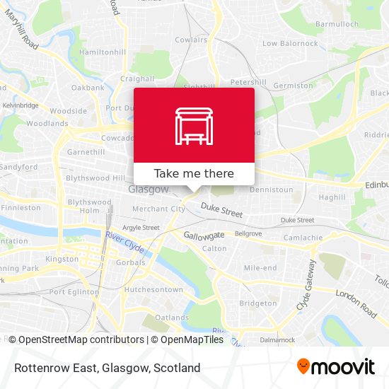 Rottenrow East, Glasgow map
