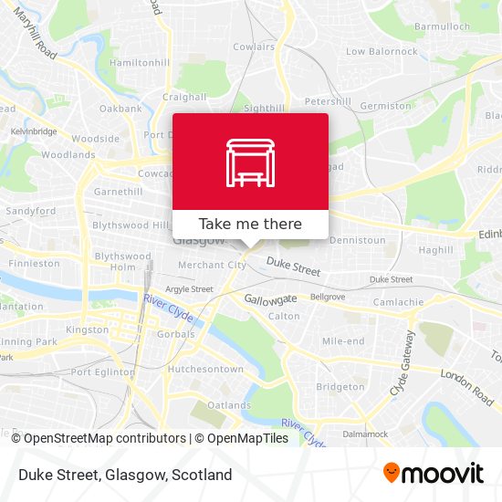 Duke Street, Glasgow map
