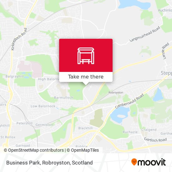Business Park, Robroyston map
